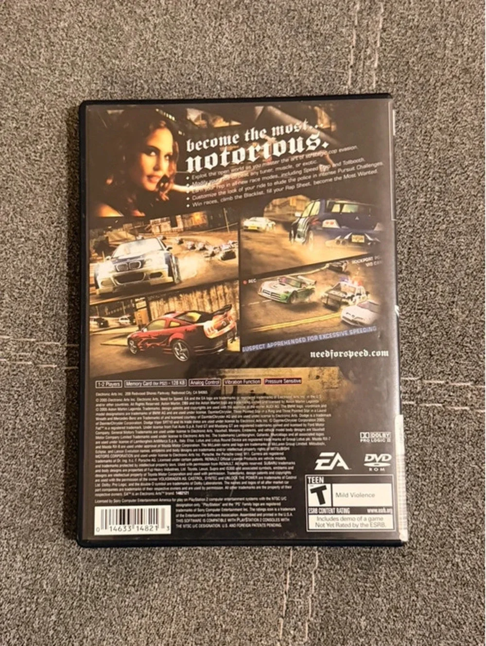 Need For Speed Most Wanted for PlayStation 2